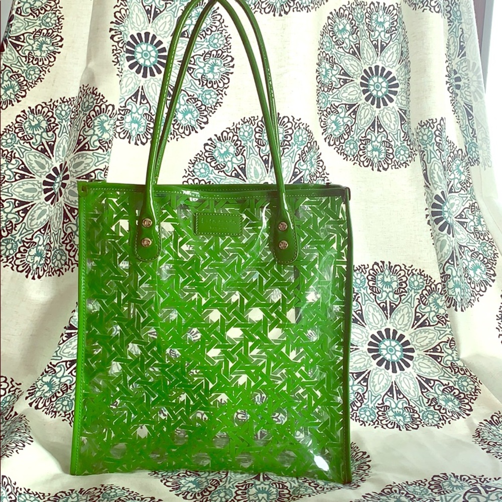 Kate Spade Plastic Shopping /Tote Bag